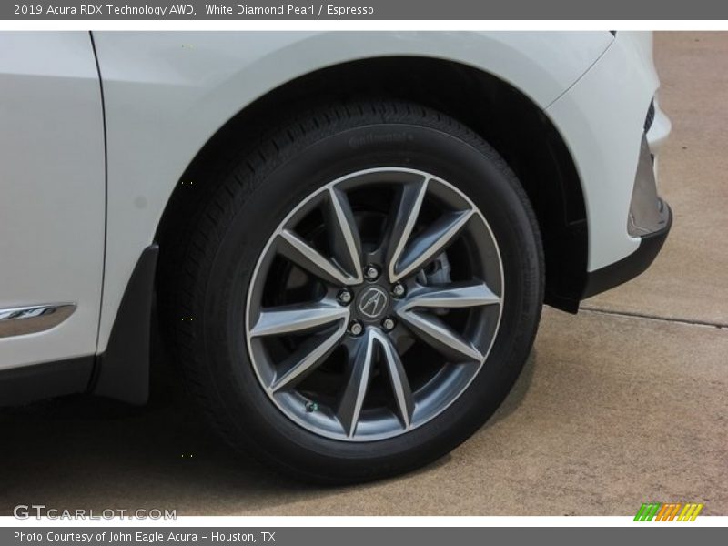 White Diamond Pearl / Espresso 2019 Acura RDX Technology AWD