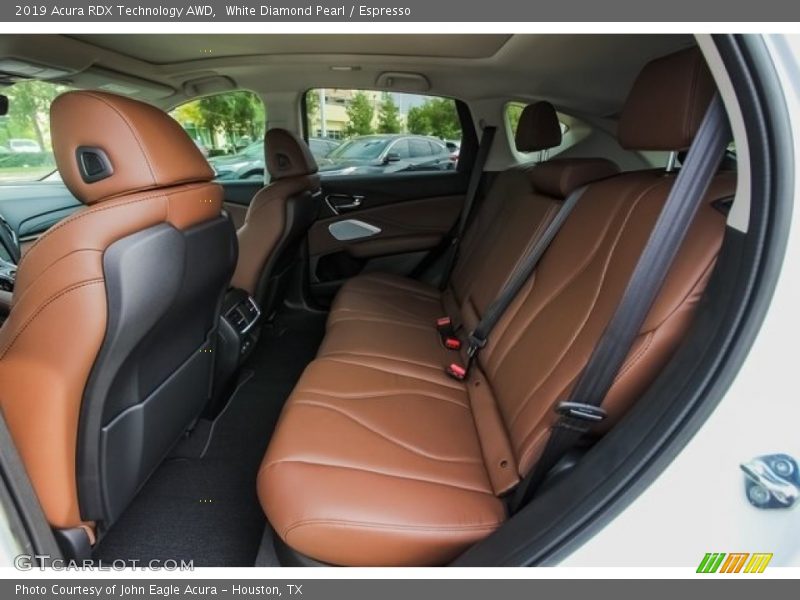 Rear Seat of 2019 RDX Technology AWD