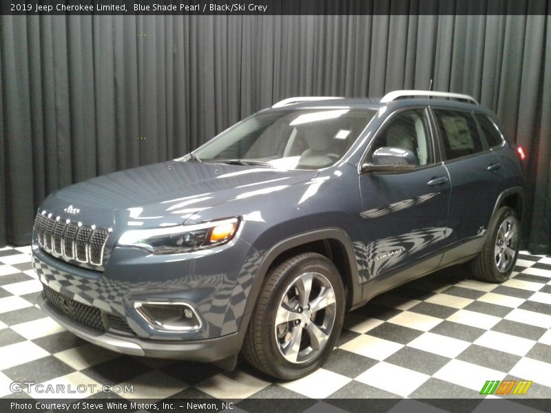 Blue Shade Pearl / Black/Ski Grey 2019 Jeep Cherokee Limited