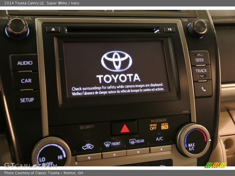 Super White / Ivory 2014 Toyota Camry LE
