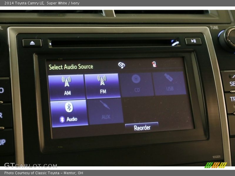 Super White / Ivory 2014 Toyota Camry LE