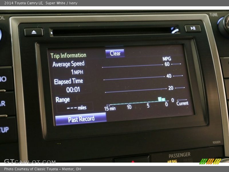 Super White / Ivory 2014 Toyota Camry LE