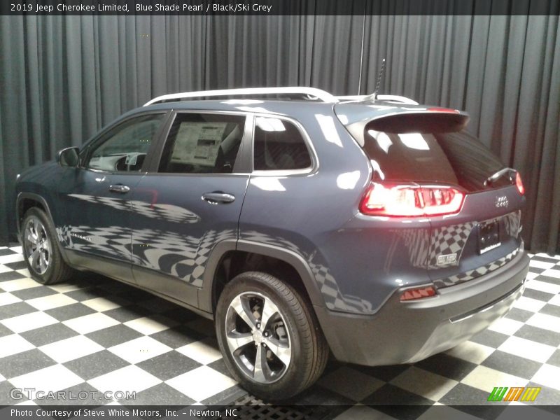Blue Shade Pearl / Black/Ski Grey 2019 Jeep Cherokee Limited