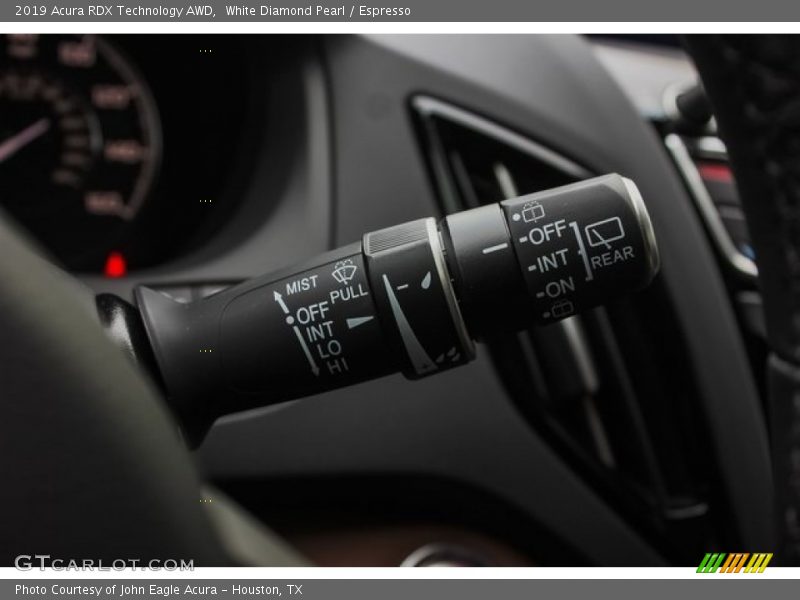 White Diamond Pearl / Espresso 2019 Acura RDX Technology AWD