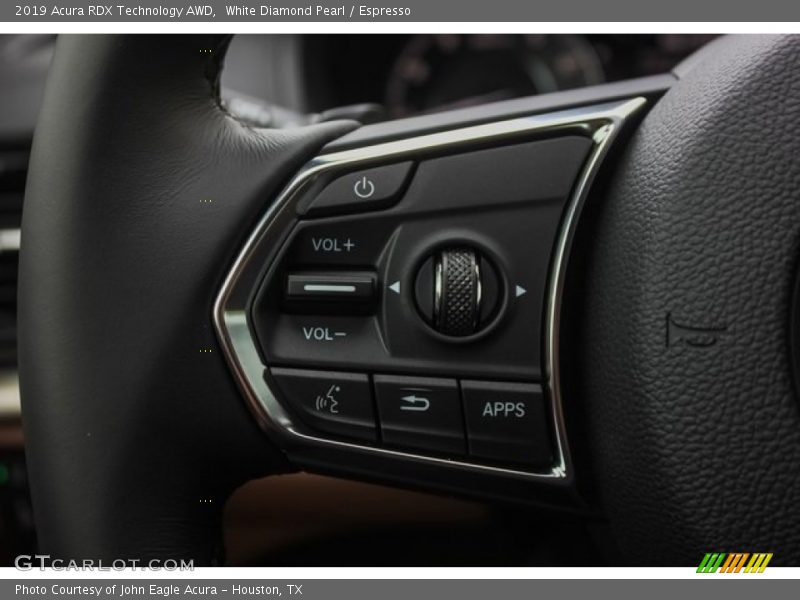 White Diamond Pearl / Espresso 2019 Acura RDX Technology AWD
