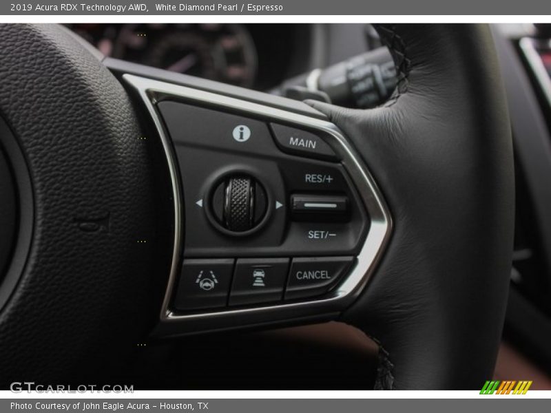 White Diamond Pearl / Espresso 2019 Acura RDX Technology AWD
