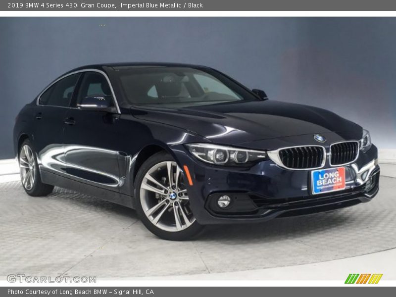 Imperial Blue Metallic / Black 2019 BMW 4 Series 430i Gran Coupe