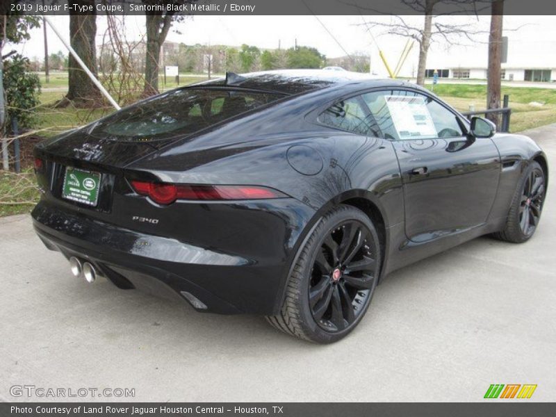 Santorini Black Metallic / Ebony 2019 Jaguar F-Type Coupe