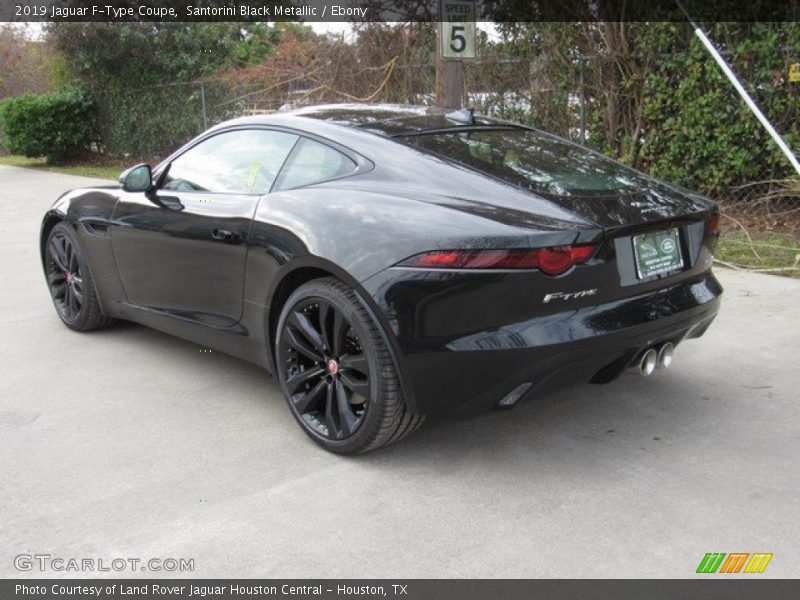 Santorini Black Metallic / Ebony 2019 Jaguar F-Type Coupe