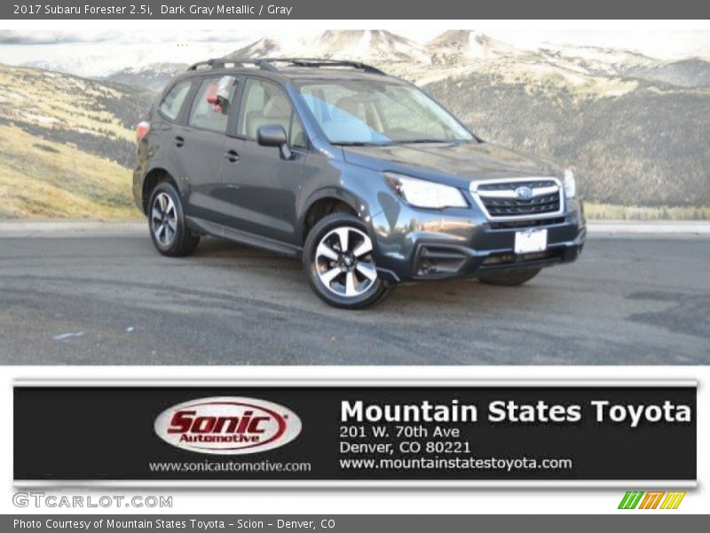 Dark Gray Metallic / Gray 2017 Subaru Forester 2.5i