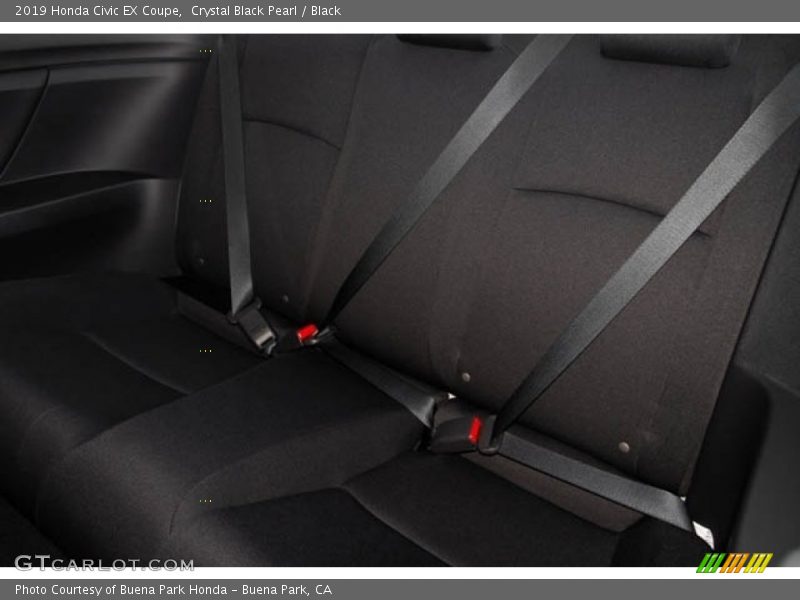 Crystal Black Pearl / Black 2019 Honda Civic EX Coupe