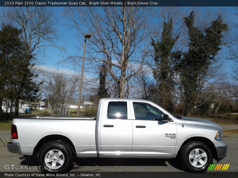Bright Silver Metallic / Black/Diesel Gray 2019 Ram 1500 Classic Tradesman Quad Cab