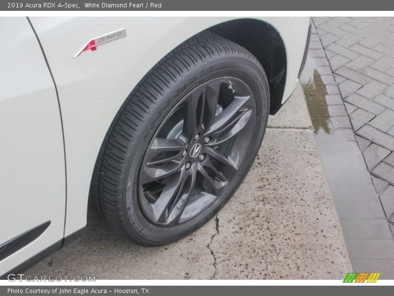 White Diamond Pearl / Red 2019 Acura RDX A-Spec