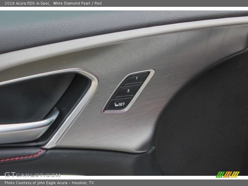 White Diamond Pearl / Red 2019 Acura RDX A-Spec
