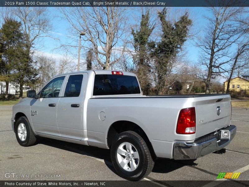 Bright Silver Metallic / Black/Diesel Gray 2019 Ram 1500 Classic Tradesman Quad Cab