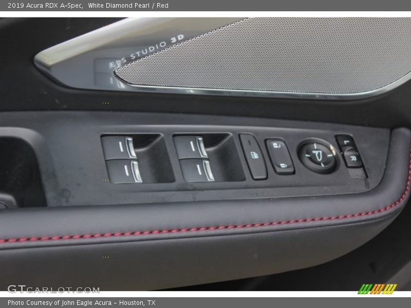 White Diamond Pearl / Red 2019 Acura RDX A-Spec
