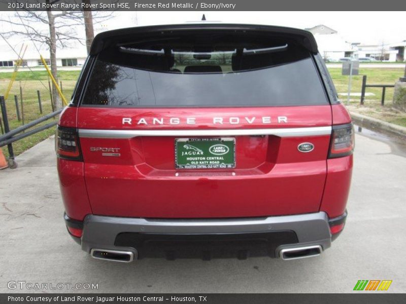 Firenze Red Metallic / Ebony/Ivory 2019 Land Rover Range Rover Sport HSE