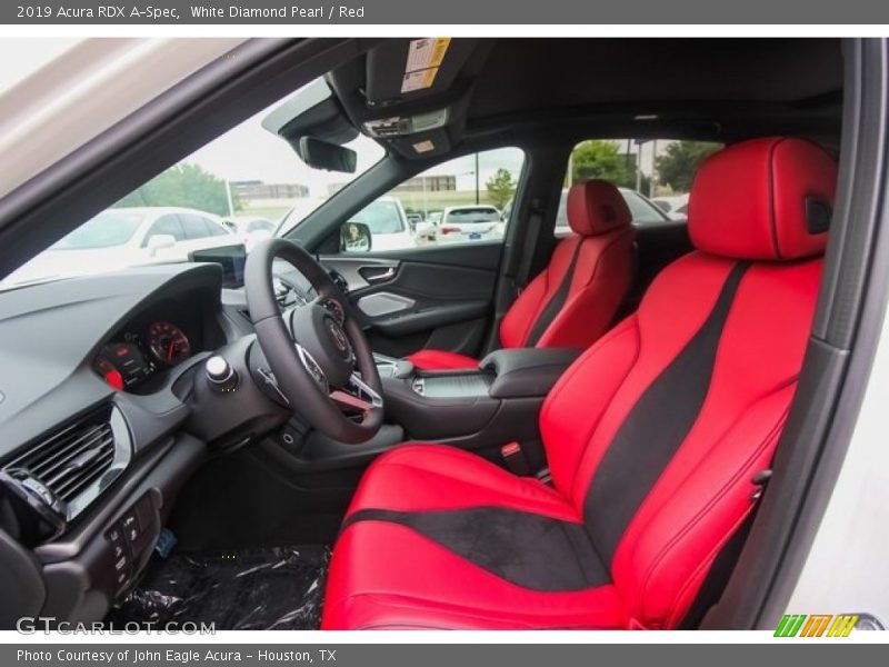 White Diamond Pearl / Red 2019 Acura RDX A-Spec