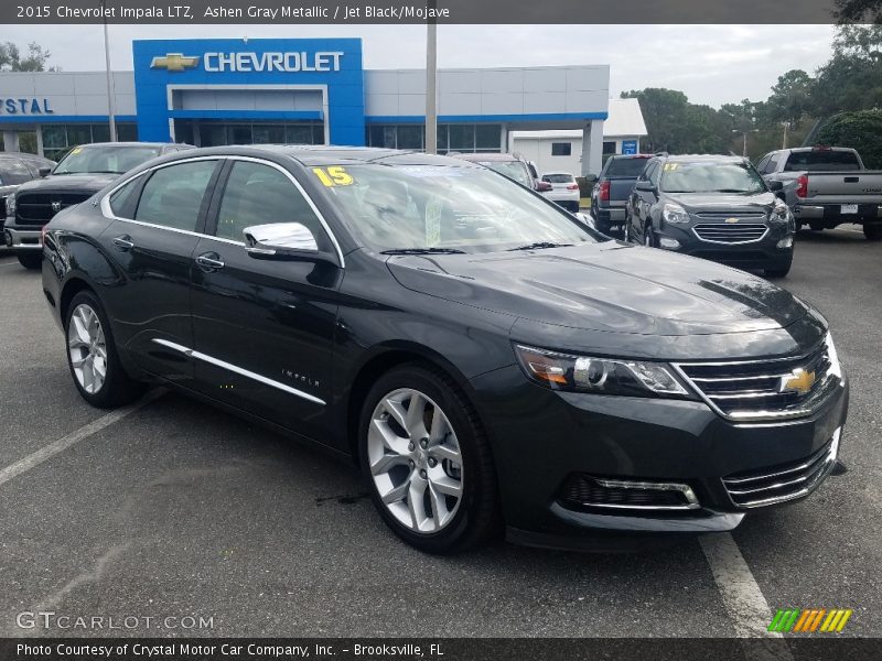 Ashen Gray Metallic / Jet Black/Mojave 2015 Chevrolet Impala LTZ