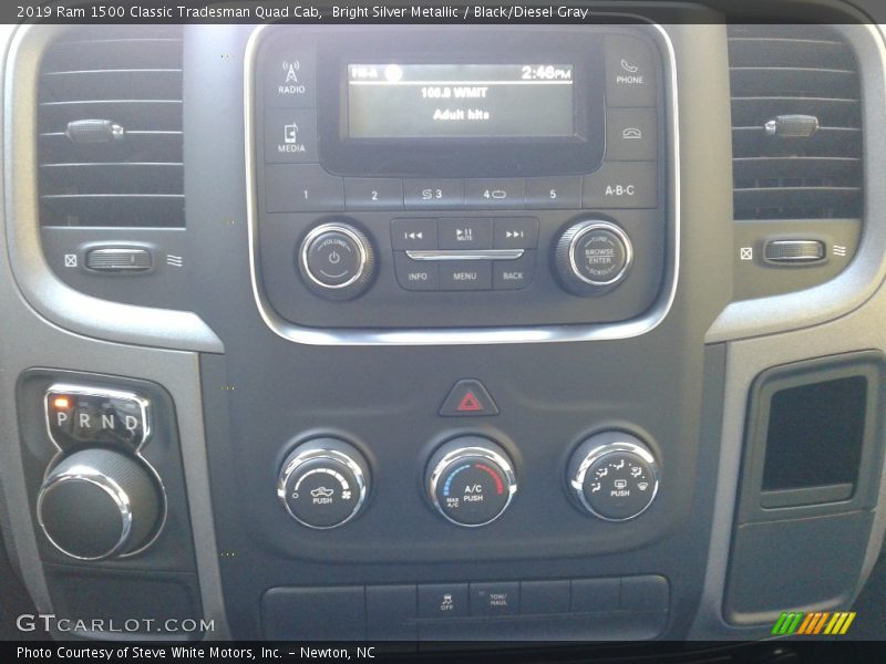 Bright Silver Metallic / Black/Diesel Gray 2019 Ram 1500 Classic Tradesman Quad Cab