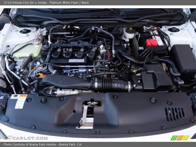  2019 Civic EX-L Sedan Engine - 1.5 Liter Turbocharged DOHC 16-Valve i-VTEC 4 Cylinder