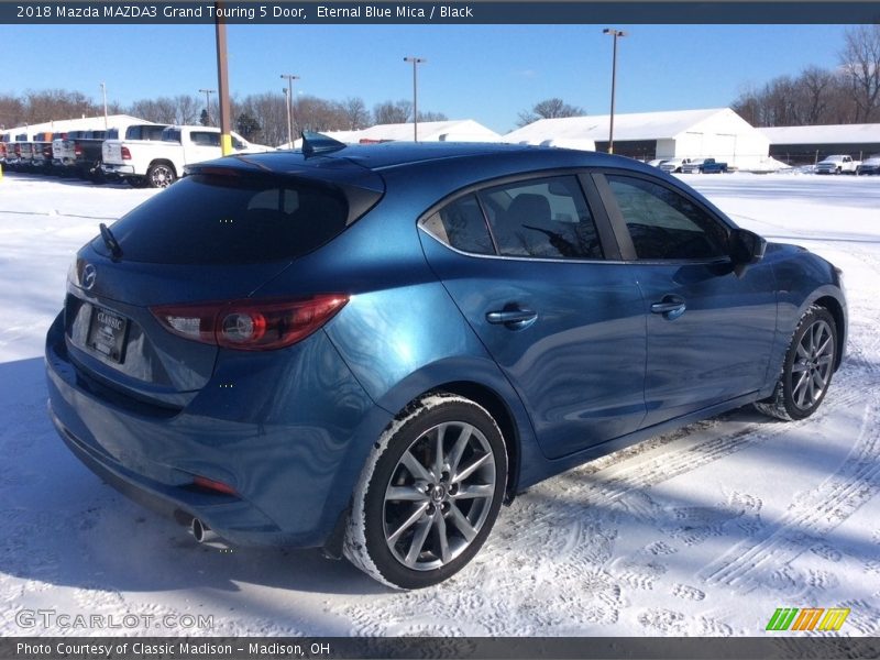 Eternal Blue Mica / Black 2018 Mazda MAZDA3 Grand Touring 5 Door