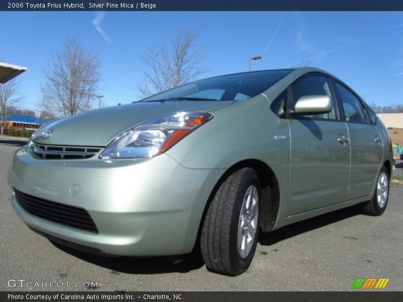 Silver Pine Mica / Beige 2006 Toyota Prius Hybrid
