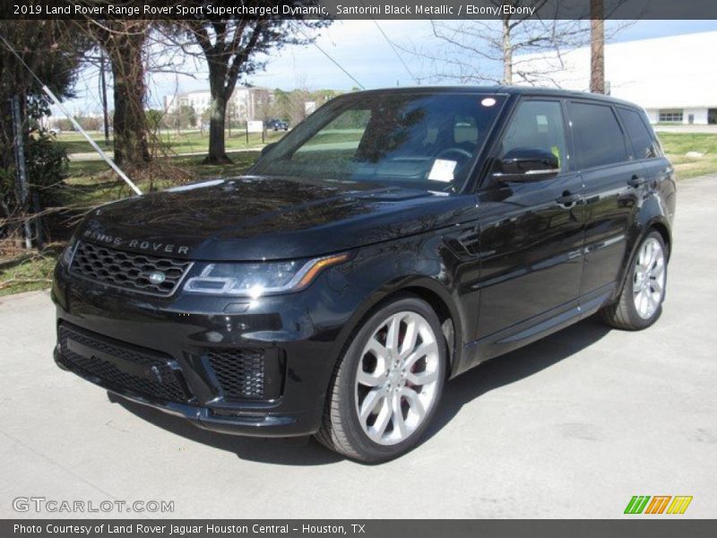 Santorini Black Metallic / Ebony/Ebony 2019 Land Rover Range Rover Sport Supercharged Dynamic
