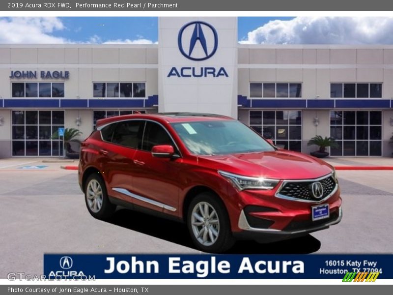 Performance Red Pearl / Parchment 2019 Acura RDX FWD