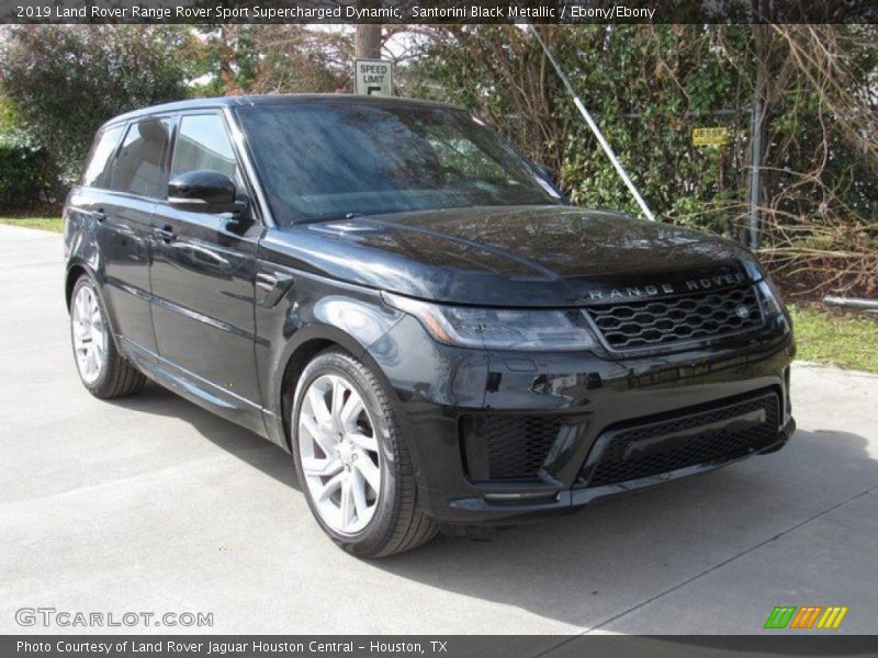Santorini Black Metallic / Ebony/Ebony 2019 Land Rover Range Rover Sport Supercharged Dynamic