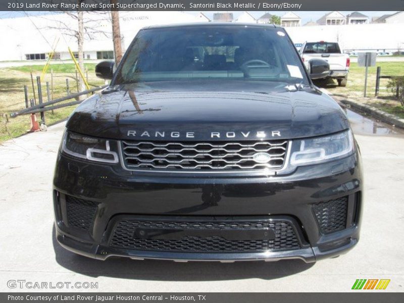 Santorini Black Metallic / Ebony/Ebony 2019 Land Rover Range Rover Sport Supercharged Dynamic