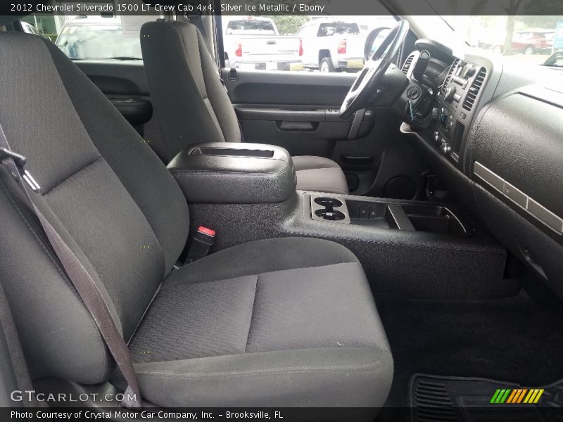 Silver Ice Metallic / Ebony 2012 Chevrolet Silverado 1500 LT Crew Cab 4x4