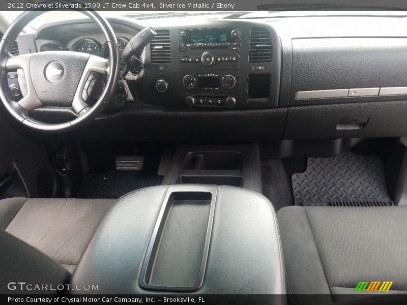 Silver Ice Metallic / Ebony 2012 Chevrolet Silverado 1500 LT Crew Cab 4x4