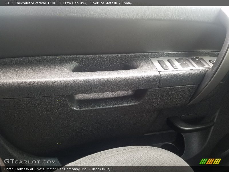 Silver Ice Metallic / Ebony 2012 Chevrolet Silverado 1500 LT Crew Cab 4x4