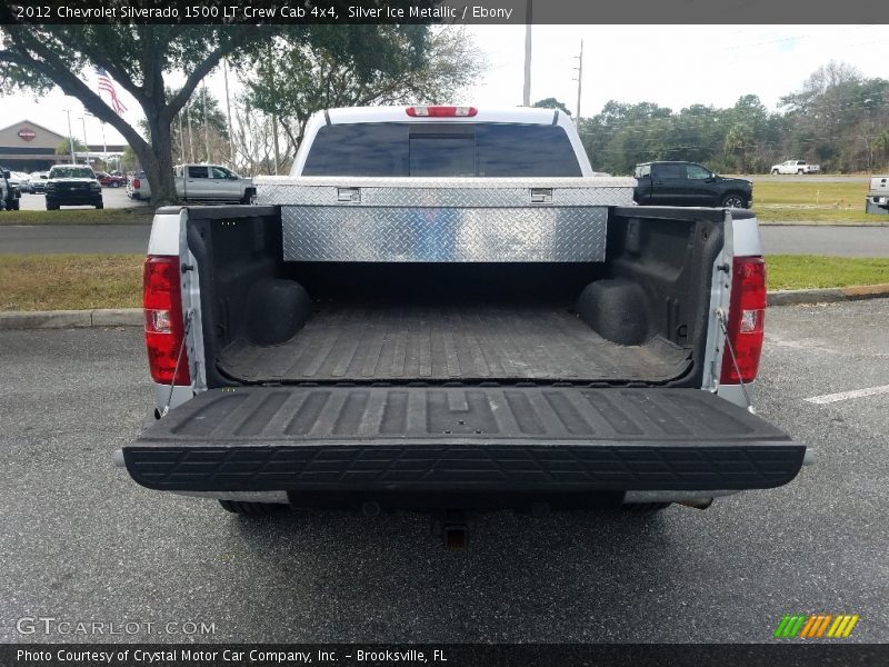 Silver Ice Metallic / Ebony 2012 Chevrolet Silverado 1500 LT Crew Cab 4x4