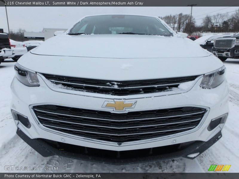 Summit White / Dark Atmosphere/Medium Ash Gray 2016 Chevrolet Malibu LT