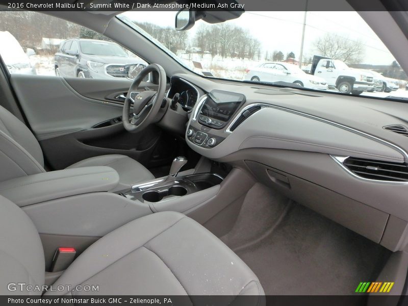 Summit White / Dark Atmosphere/Medium Ash Gray 2016 Chevrolet Malibu LT