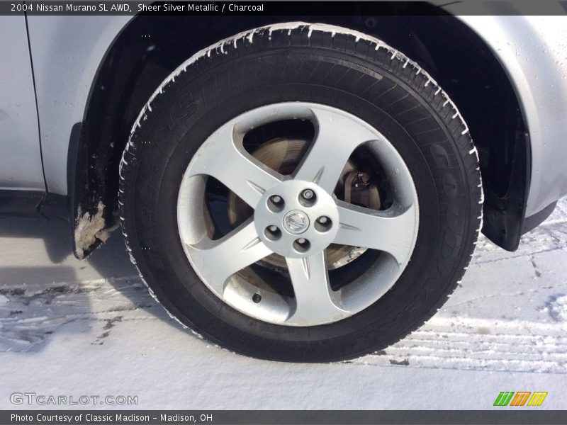 Sheer Silver Metallic / Charcoal 2004 Nissan Murano SL AWD
