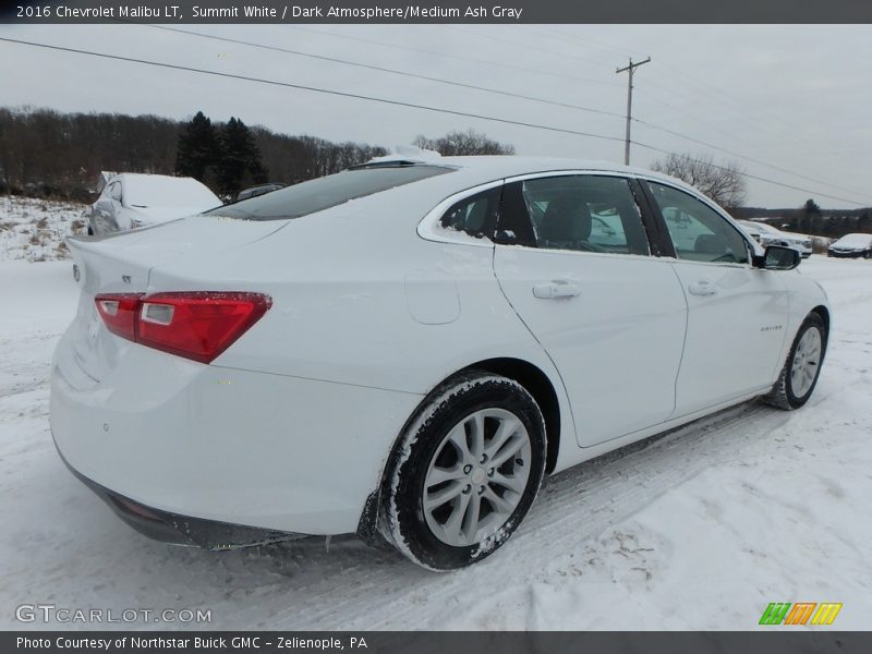 Summit White / Dark Atmosphere/Medium Ash Gray 2016 Chevrolet Malibu LT