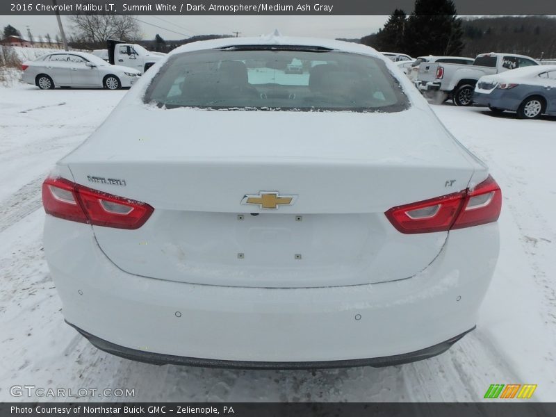 Summit White / Dark Atmosphere/Medium Ash Gray 2016 Chevrolet Malibu LT