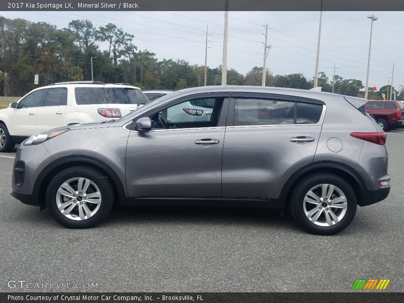 Mineral Silver / Black 2017 Kia Sportage LX