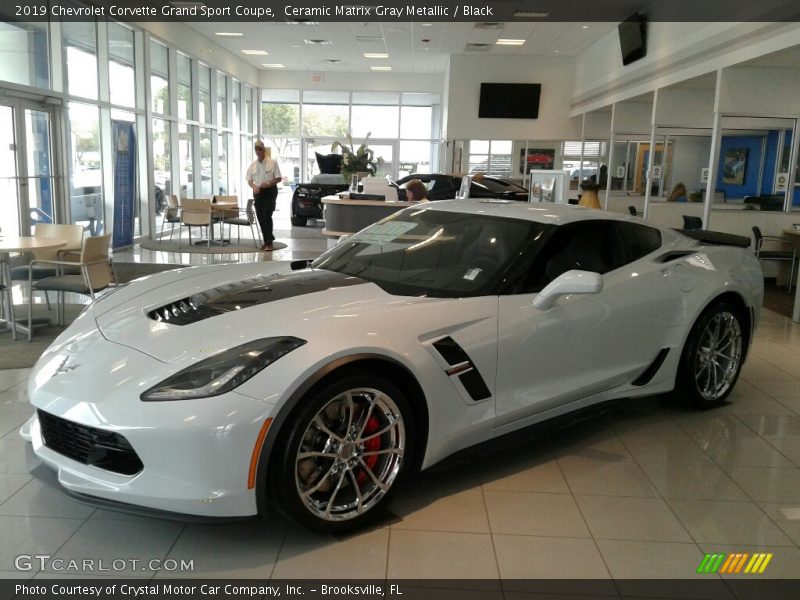 Ceramic Matrix Gray Metallic / Black 2019 Chevrolet Corvette Grand Sport Coupe