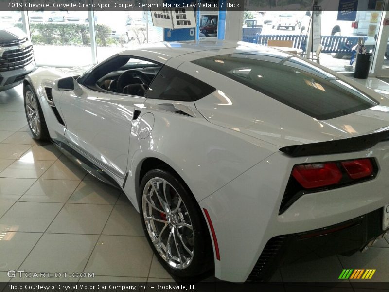 Ceramic Matrix Gray Metallic / Black 2019 Chevrolet Corvette Grand Sport Coupe