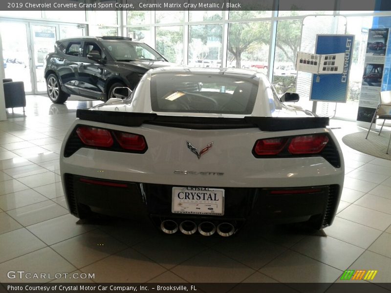 Ceramic Matrix Gray Metallic / Black 2019 Chevrolet Corvette Grand Sport Coupe