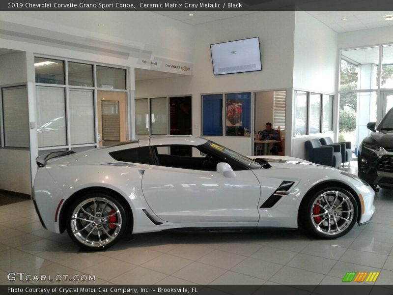 Ceramic Matrix Gray Metallic / Black 2019 Chevrolet Corvette Grand Sport Coupe