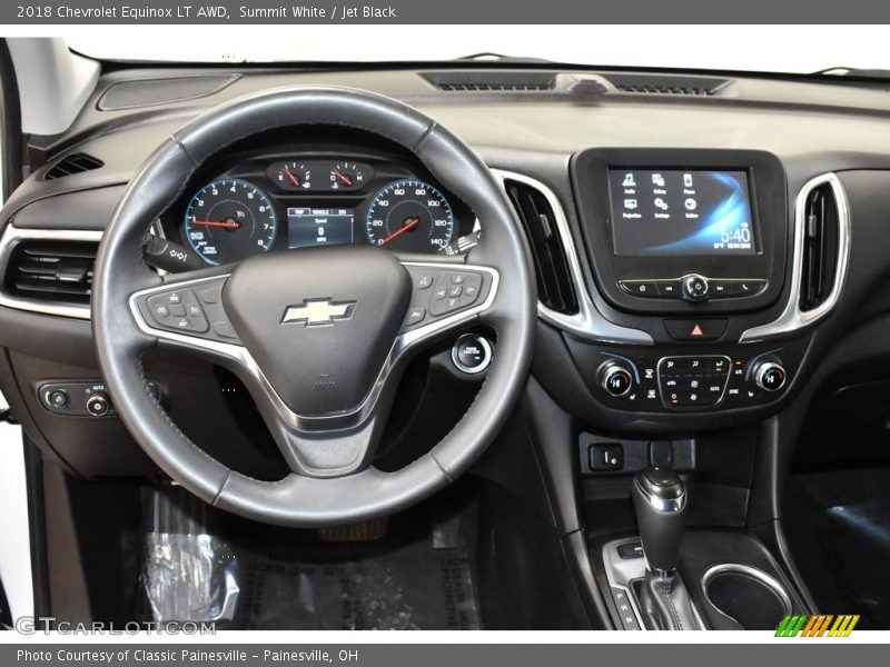 Summit White / Jet Black 2018 Chevrolet Equinox LT AWD
