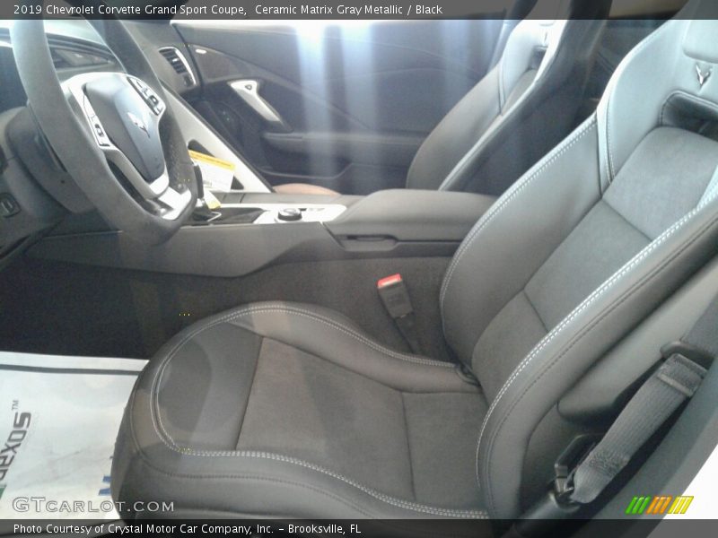 Ceramic Matrix Gray Metallic / Black 2019 Chevrolet Corvette Grand Sport Coupe