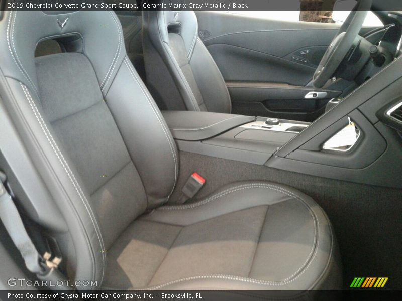 Ceramic Matrix Gray Metallic / Black 2019 Chevrolet Corvette Grand Sport Coupe