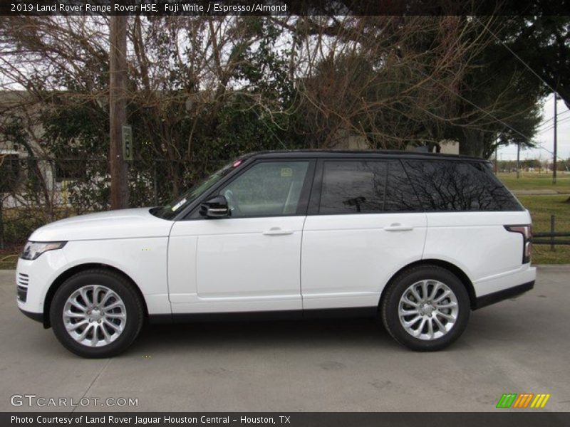 Fuji White / Espresso/Almond 2019 Land Rover Range Rover HSE