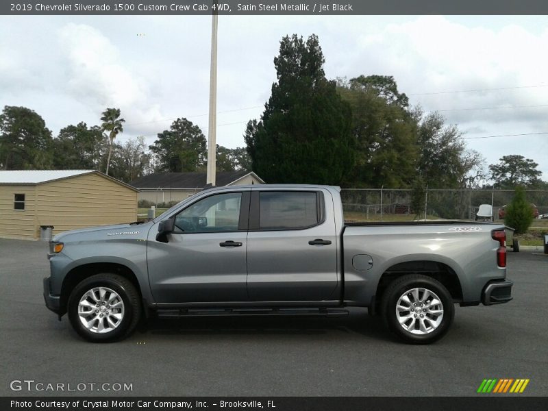  2019 Silverado 1500 Custom Crew Cab 4WD Satin Steel Metallic